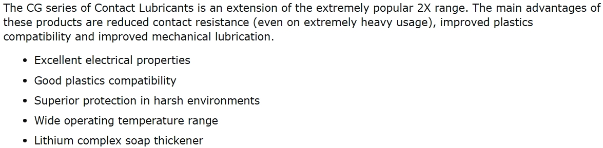 גריז ELECTROLUBE CONTACT TREATMENT CG53A35SL